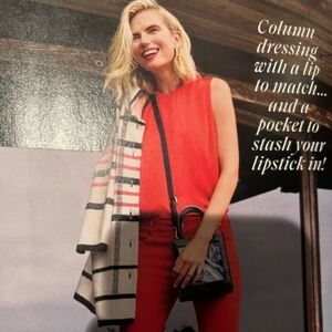 NWT | CAbi 6441 White Executive Plaid Jacket